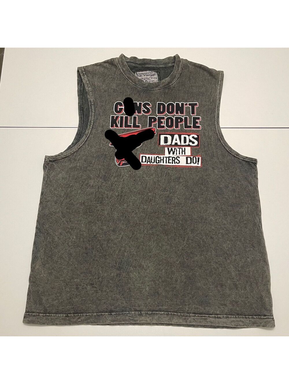US Vintage Men's Size XL Funny Dad Tank Top